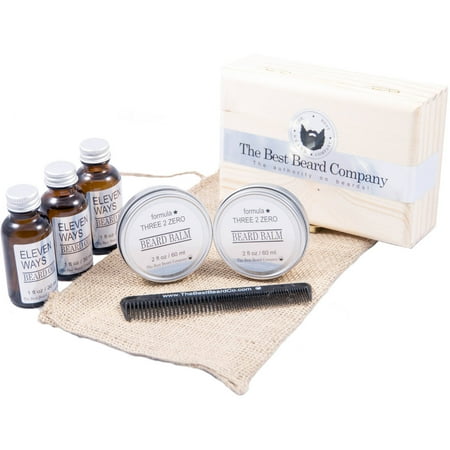 Deluxe Grooming Kit - The Best Beard Company Deluxe Grooming Kit, 8 pc