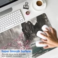 thumbnail image 4 of Precision Gaming with a Touch of Elegance: XL Pink Japanese Watercolor Cherry Blossom Mouse Pad, 31.5x11.8 Inches. Non-Slip Base, Stitched Edges. Perfect for Home Office or Gaming!, 4 of 7