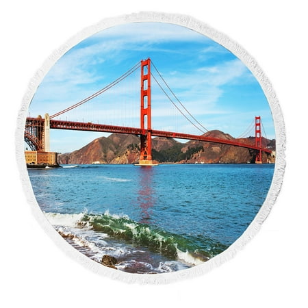 Gckg Ocean Seascape Beach Towel Golden Gate Bridge In San Francisco Gckg Ocean Seascape Beach Towel Golden Gate Bridge In San Francisco California Usa