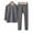 Gray, variant on Brondbend Long Sleeve Pajama Set for Women V-neck Long Sleeved Top&Pants Print Blouse Baggy Straight Leg Trousers Nightwear Trendy Lady Outfits Loose School Fall Winter Suit