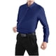 thumbnail image 2 of pstuiky manga larga para hombre, Camisas casuales de moda para hombre con botones y cuello vuelto de tela elástica sólida salir tops m, 2 of 4
