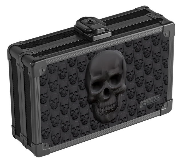 Vaultz Pencil Box Black With Skulls