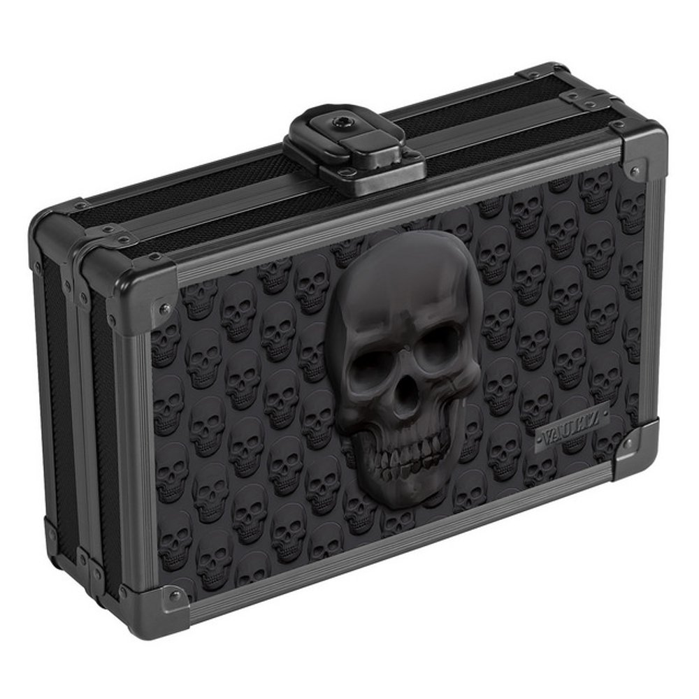 Vaultz Pencil Box Black With Skulls