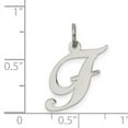 thumbnail image 2 of 925 Sterling Silver Dainty Letter F Initial Name Monogram Necklace Charm Pendant, 2 of 6