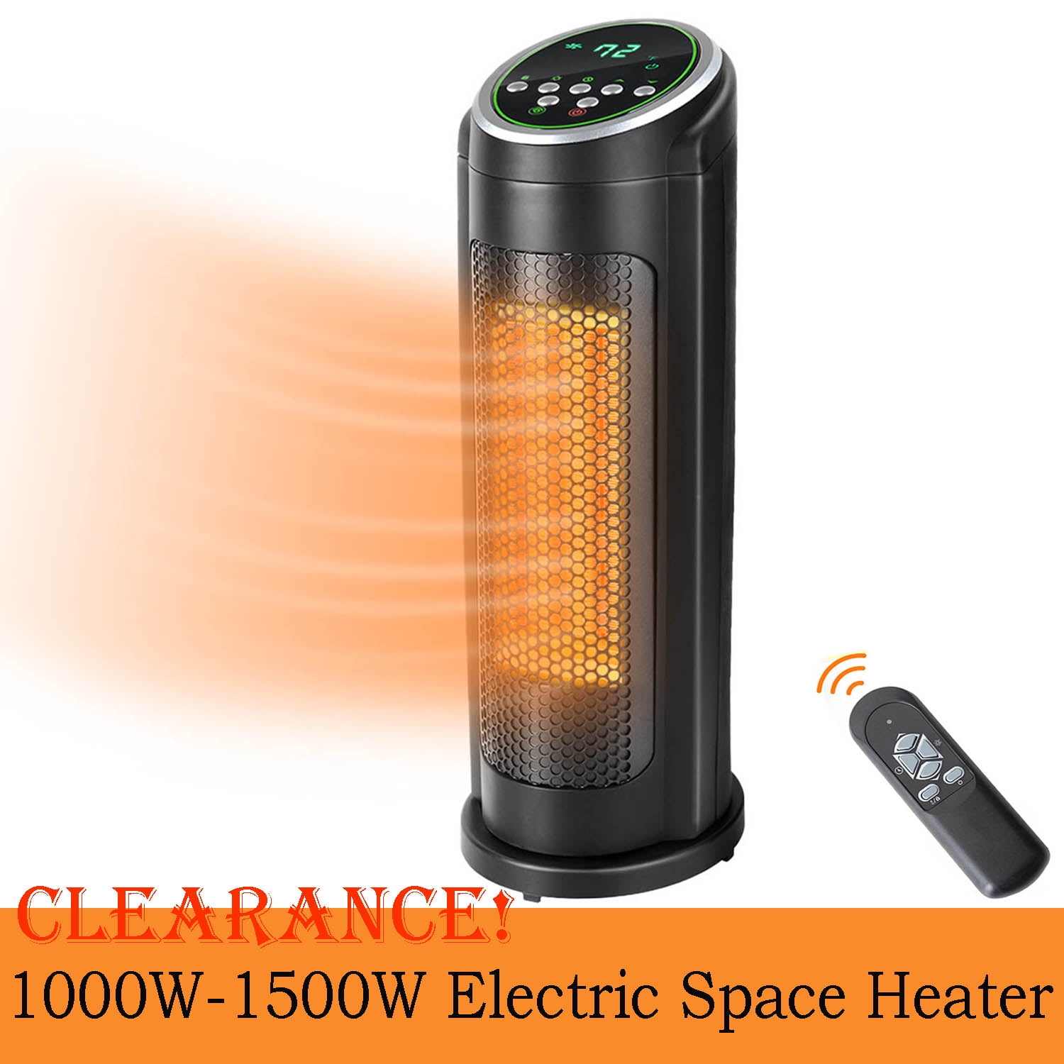 Seizeen Electric Heaters for Inside Clearance 1500W Space Heaters Seizeen Electric Heaters for Inside Clearance 1500W Space Heaters