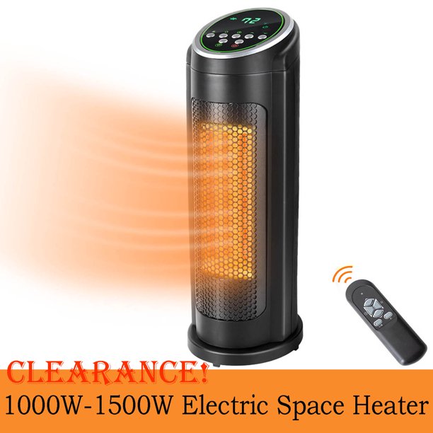 Seizeen Electric Heaters for Inside, Clearance 1500W Space Heaters