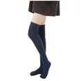 thumbnail image 2 of Warm Wool Thigh High Stockings Thickened Over Knee Socks for Winter(Navy), 2 of 3