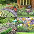 thumbnail image 3 of Metal Decorative Garden Fence Border, 16ft Total Length, No  Rustproof Wrought Iron Landscape Fencing for Flower Bed, Trees, 3 of 5