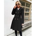 thumbnail image 2 of Gabardina GRACE KARIN con solapa y doble botonadura para mujer, 2 of 6
