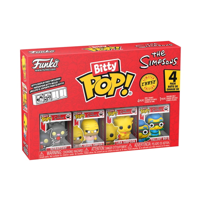 Funko Bitty POP! 4-Pack: The Simpsons - Scratchy Collectible Vinyl