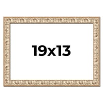 19x13 Frame White Real Wood Picture Frame Width 1.5 inches | Interior Frame Depth 0.5 inches |