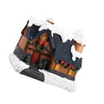 thumbnail image 1 of Matsuzay Resin Christmas Scene Snow House LED Decoration Set Village Desktop Kits de decoración para fiestas tipo H, 1 of 6