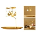 thumbnail image 5 of Rotating Candle Holder - Tea Light Candle Holder with Tray - Carousel Candle - Candlesticks for Home Table Desktop Dinner , Moon F, 5 of 8