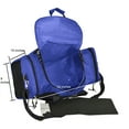 thumbnail image 7 of DALIX 21" Blank Sports Duffle Bag Gym Bag Travel Duffel with Adjustable Strap in Royal Blue, 7 of 7