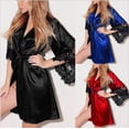 thumbnail image 1 of Conjunto de ropa interior sexy de talla grande para mujer, pijama de encaje transparente sexy, bata de baño, uniforme de tienda de noche, 1 of 5