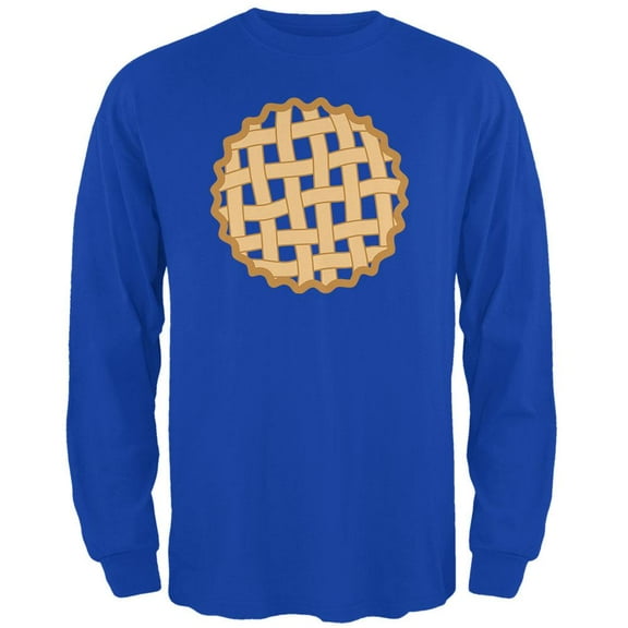 Halloween Lattice Pie Costume Blueberry Mens Long Sleeve T Shirt Royal LG