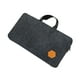 thumbnail image 5 of Bolsa de almacenamiento de teclado de fieltro Estuche para teclado de PC Portátil Protector Móvil Oficina para Gris oscuro, 5 of 9