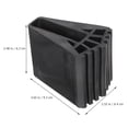 thumbnail image 2 of KAKOWELY Ladder Feet Cover Rubber Ladder Protector Replacement Ladder Foot Cushion Ladder Step Cover,3.66"X2.52"X2.48", 2 of 5