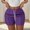 Purple, variant on Bzhegqhd Womens Short Shorts Tight Leg,Women's Fashion Solid Color Shorts with Elastic Waistband Drawstring for Casual Wear