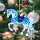 thumbnail image 4 of Rapeiae Acrylic 2D Flat Christmas Holiday Trailer Interior Decoration Home Decoration Pendant, 4 of 5