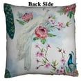thumbnail image 2 of PKQWTM Peacock Tree Cherry Flowering Trees Protea Flower Reversible Mermaid Cushion Cover Home Decor Sequin Pillow Case Size 18x18 inches, 2 of 2