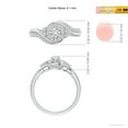 thumbnail image 4 of ANGARA Natural 0.25 Ct. Diamond Classic Engagement Ring in Sterling Silver for Women (Ring Size: 5.5), 4 of 9