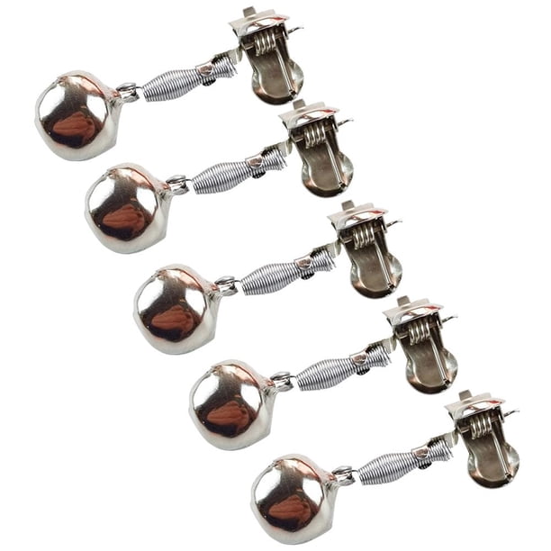 Alarma de pescado, campanas de alarma de pescado de Metal ajustable, aparejos portátiles de pesca, 5 uds. JShteea El nuevo