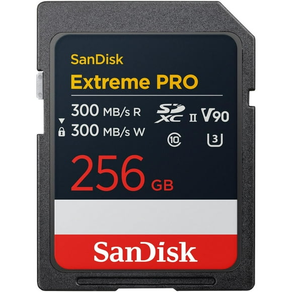 Tarjeta de memoria SanDisk Extreme PRO SDXC UHS-II 256GB V90 8K