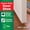 White, variant on Duckbrand, 1.75 Inches X 36 Inches Brown Heavy-Duty Vinyl Under-Door Shoe, Non-Adhesive, Removable