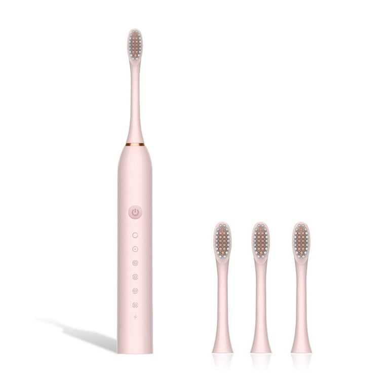 EOTIA Electric Sonic Toothbrush 1.5W IPX-7 Waterproof 800mAh 6 Gears Tooth  Brush House Toilet Cleaning Device with 4 Brushes Heads