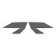 thumbnail image 1 of Carbon Fiber Inner Door Panel Cover Decals Trim for 2 Series, 1 of 5
