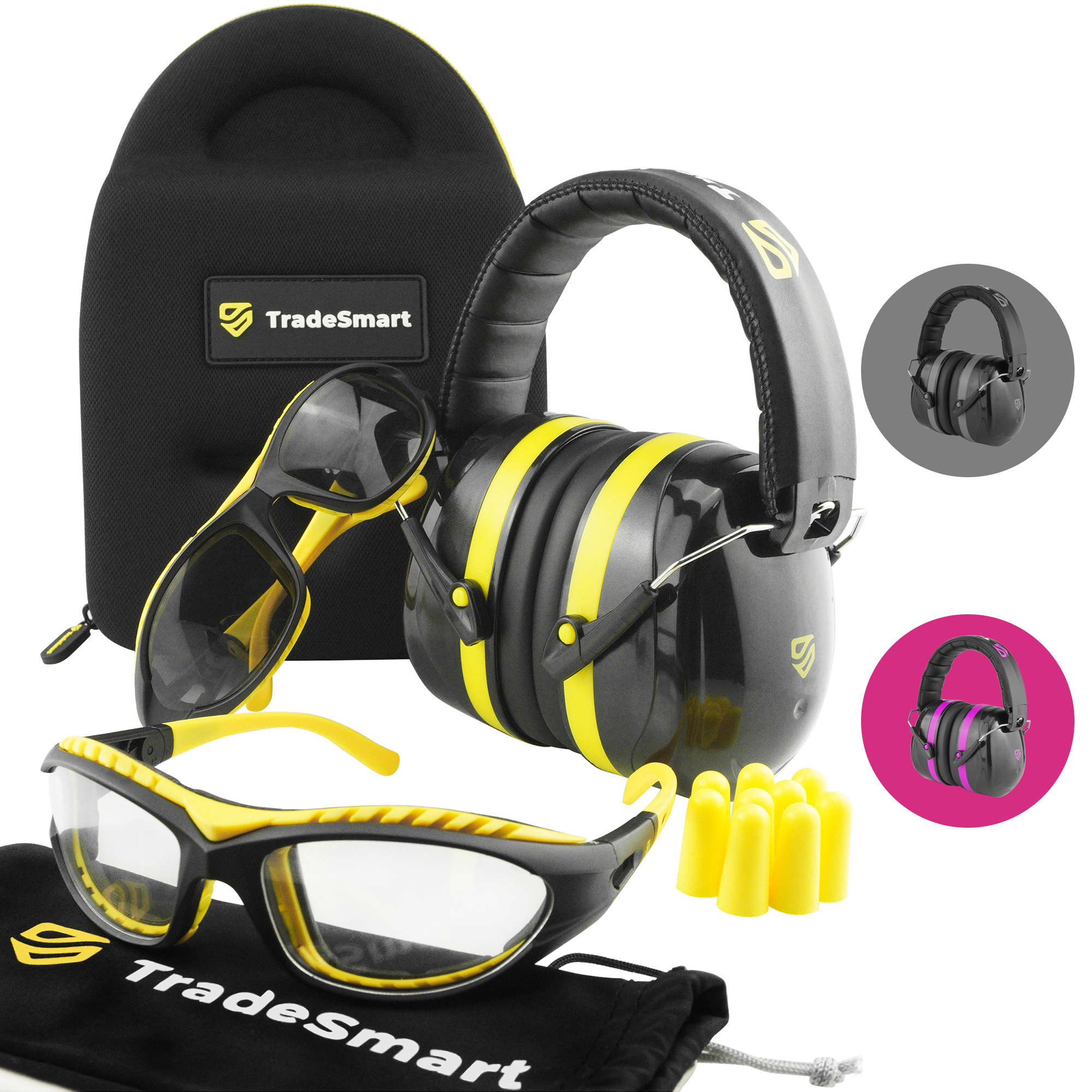 TRADESMART Hearing Protection for Shooting Range/Ear and Eye Protection