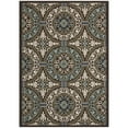 thumbnail image 6 of SAFAVIEH Veranda Durga Geometric Indoor/Outdoor Area Rug, 5'3" x 7'7", Chocolate/Cream, 6 of 8