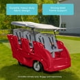 thumbnail image 5 of Foundations Gaggle Parade 6 Buggy Canopy Roof, Sun & Rain Protection with Steel Frame, Gray, 5 of 6