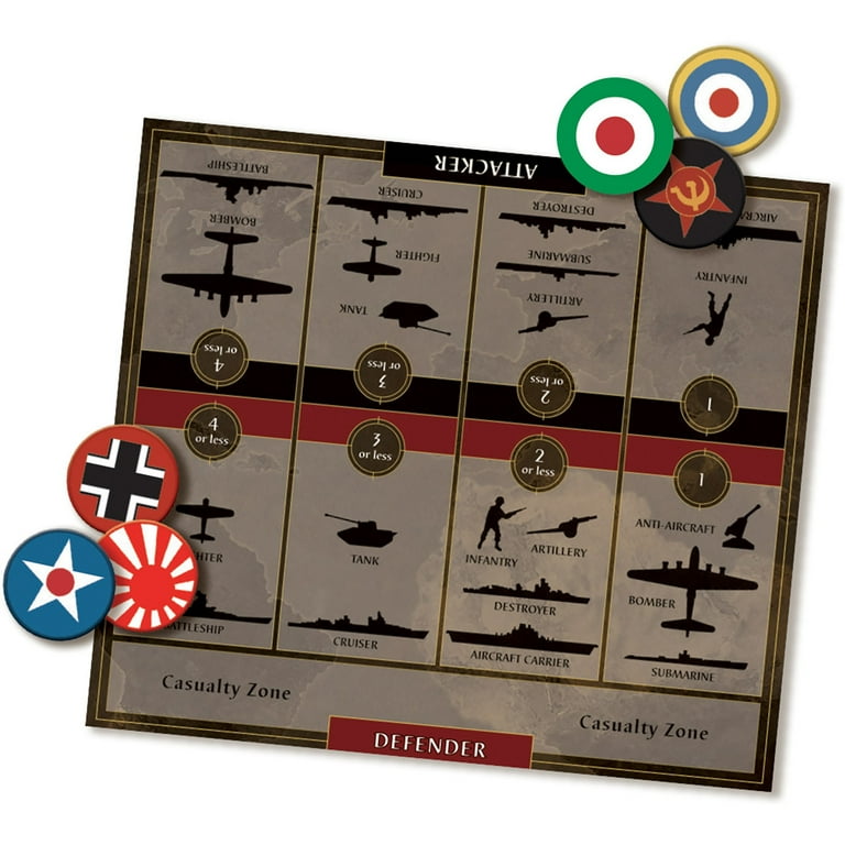 Axis & Allies: 40th Anniversary Deluxe Edition WWII Board Game