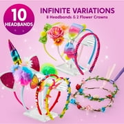 Joyfy Headband Making Kit for Girls, Make Your Own Fashion Headbands DIY Arts and Crafts, Hair Accessories Set Birthday Gift for Girls
