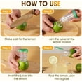 thumbnail image 3 of Handheld Lemon Squeezer, Manual Lemon Orange Juicer Squeezer, Hand Held Citrus Juicer and Lemon Pourer Lemon Squeezer Screw Top Manual Lime Juice with Lid Built-In Filter, 3 of 8