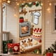 thumbnail image 5 of 3D Embroidery Christmas Door Curtain Holiday Decorative Cover for Front Door Wall Party Festival Home Decorations, 5 of 6