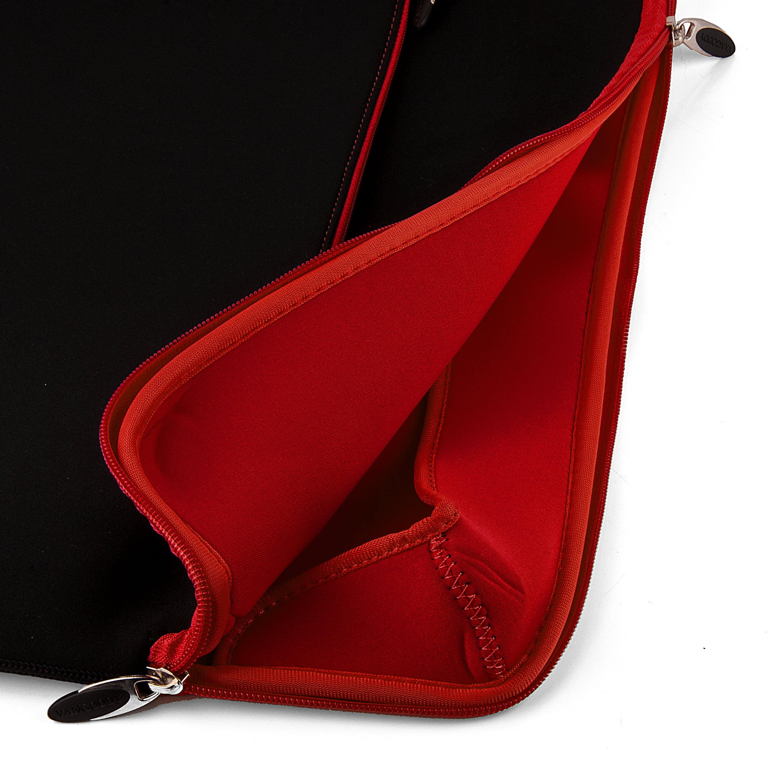 Vangoddy 15.6 Inch Laptop Sleeve Case, Water-Resistant Neoprene Notebook Bag with Zipper and Front Pocket, Fits 15.4-15.6 in Laptops