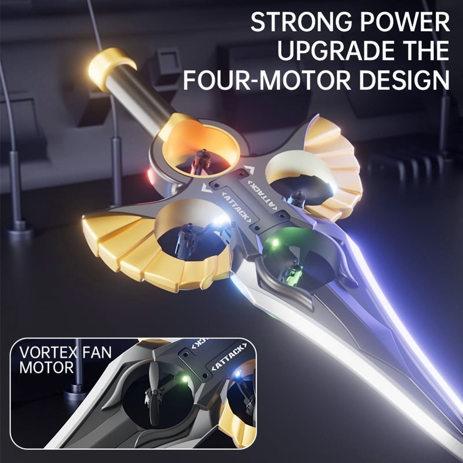 Remote Controlled Flying Sword, 2.4Ghz, 360 ° Flip, EPP Durable Material, One - Key Takeoff and Landing