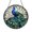 Stained Glass 5.9 Inch, variant on Feather Pattern Glass Style Window Hanging – Home Decoration