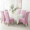 thumbnail image 6 of Large Dining Chair Slipcover,XL Stretch Chair Covers Universal Removable Washable Anti-Dust Spandex Jacquard Chair Protector for Kitchen Banquet Hotel Decoration-2-H, 6 of 8