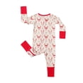 thumbnail image 3 of ATAIKU Christmas Baby Boys Girls Bamboo Viscose Footies, Infant Convertible Pajamas, 2-Way Zipper Sleeper for Baby 3-24M, 3 of 9