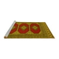 thumbnail image 2 of Ahgly Company Machine Washable Indoor Round Persian Yellow Traditional Area Rugs, 5' Round, 2 of 4