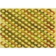 thumbnail image 1 of Ahgly Company Machine Washable Indoor Rectangle Transitional Bold Yellow Area Rugs, 3' x 5', 1 of 7