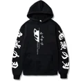 thumbnail image 1 of Sudadera con capucha de Anime Demon Slayer, suéteres, sudaderas con estampado gráfico de Muichiro Tokito, ropa de calle informal de hip hop, 1 of 6