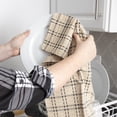 thumbnail image 4 of RITZ Royale Collection 100% Combed Terry Cotton, Oversized Kitchen Towel Set, 2-Pack, Check, Black, 4 of 6