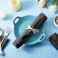 thumbnail image 4 of Anti Tarnish Silver Storage Bags 6Pcs Silver Protector Cloth Felt Flatware Organizer.., 4 of 5