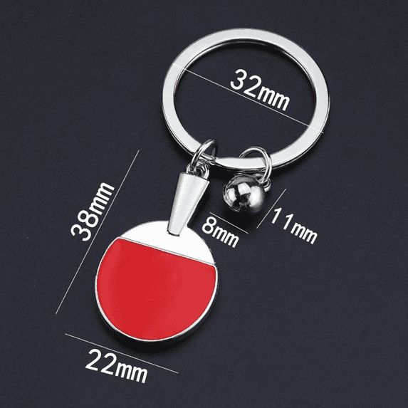 Creative Sports Ball Keychains Bowling Golf Soccer Badminton Keychain Sports Fans Backpack Car Decoration Competition