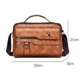 thumbnail image 2 of Bolso de hombro de piel sintética para hombre, bolso de hombro con bolsillo lateral, bolso de hombro vintage, bolso para teléfono móvil, bolso de mensajero, bolso de hombro para hombre,, 2 of 4